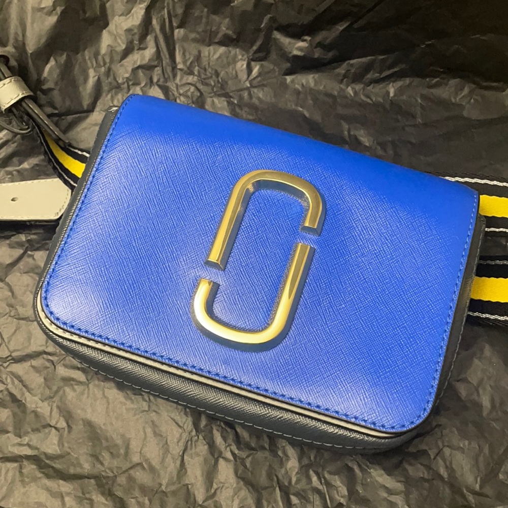 NEW Marc Jacobs Blue yellow shoulder bag